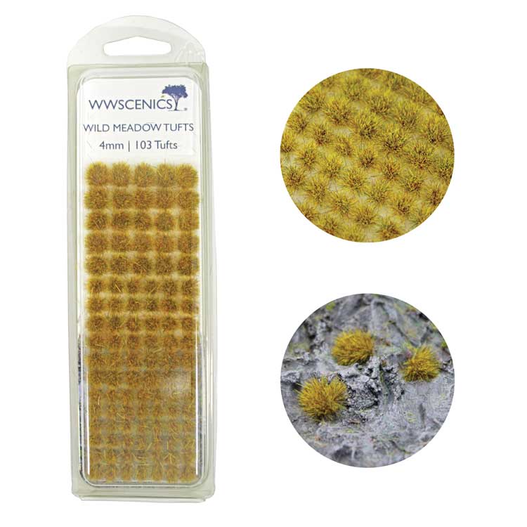 Grass Tufts 5/32"  4mm -- Wild Meadow pkg(103)