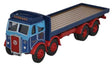 Atkinson 8-Wheel Flatbed Truck - Assembled -- Tennant Transport (blue, red)