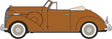 1936 Buick Special Convertible - Assembled -- Top Down (metallic brown)