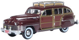 1942 Chrysler Town and Country Station Wagon - Assembled -- Regal Maroon Woody-1