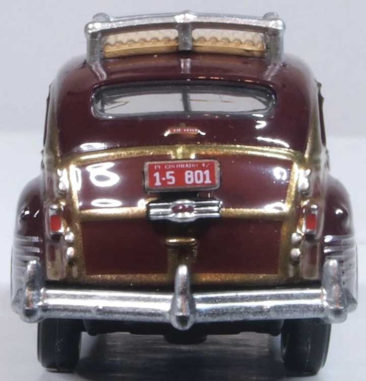 1942 Chrysler Town and Country Station Wagon - Assembled -- Regal Maroon Woody-3