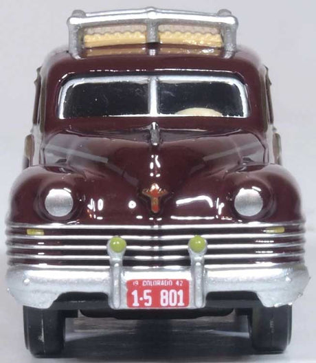1942 Chrysler Town and Country Station Wagon - Assembled -- Regal Maroon Woody-5