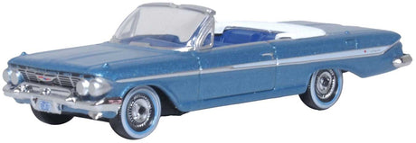 1961 Chevy Impala - Assembled -- Jewel Blue, White