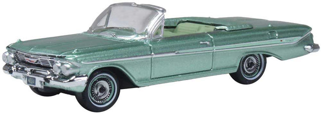 1961 Chevy Impala Convertible - Assembled -- Top Down (Arbor Green)