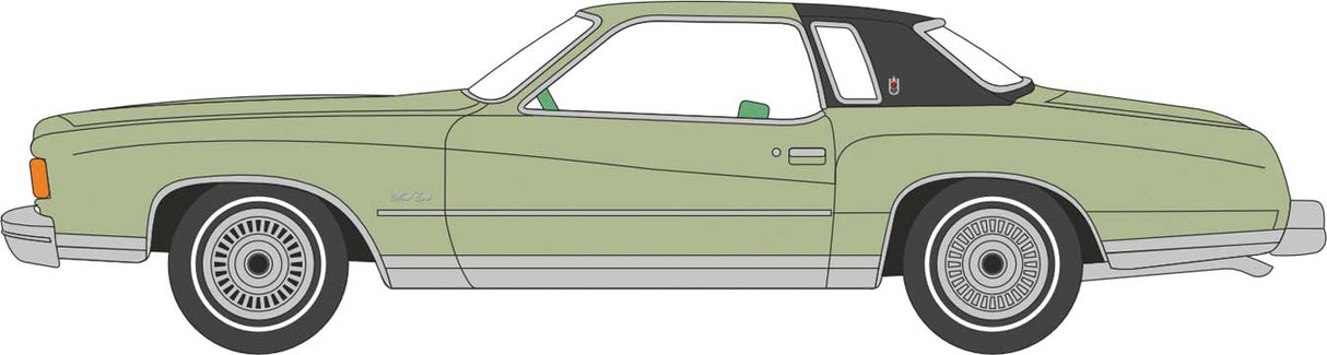 1974 Chevrolet Monte Carlo Landau - Assembled -- Medium Green, Black