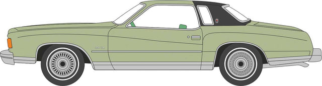 1974 Chevrolet Monte Carlo Landau - Assembled -- Medium Green, Black