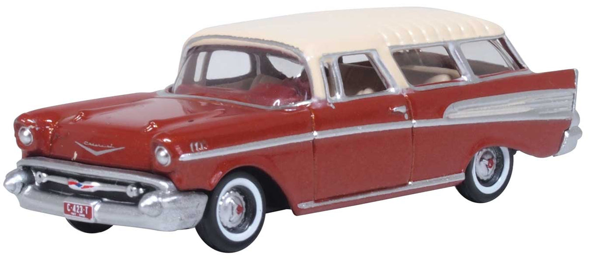 1957 Chevrolet Nomad - Assembled -- Adobe Beige, Sierra Gold