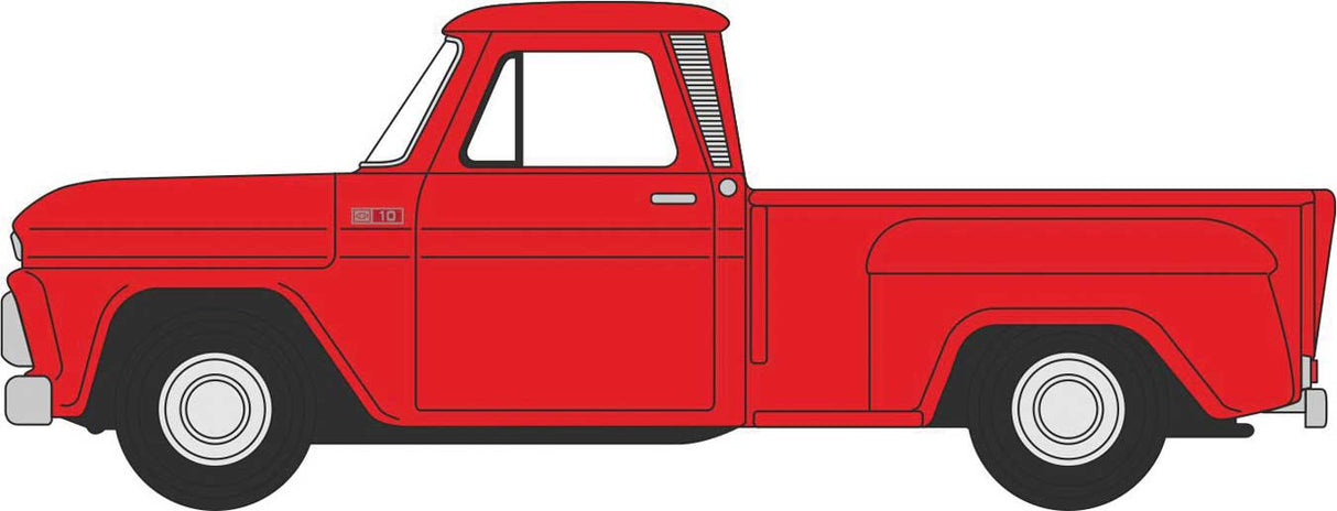 1965 Chevrolet Stepside Pickup - Assembled -- Red
