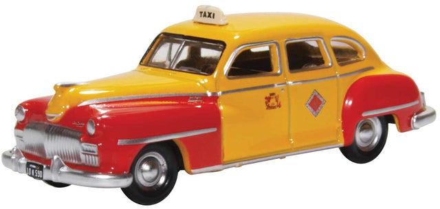 1946-1948 Desoto Suburban Sedan - Assembled -- San Francisco Taxi (yellow, red)