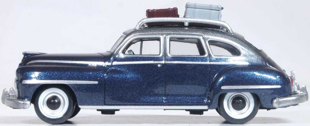 1946-1948 Desoto Suburban Sedan - Assembled -- Butterfly Blue, Crystal Gray-2