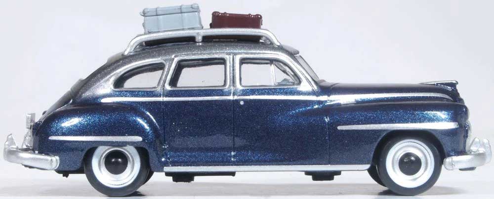 1946-1948 Desoto Suburban Sedan - Assembled -- Butterfly Blue, Crystal Gray-4