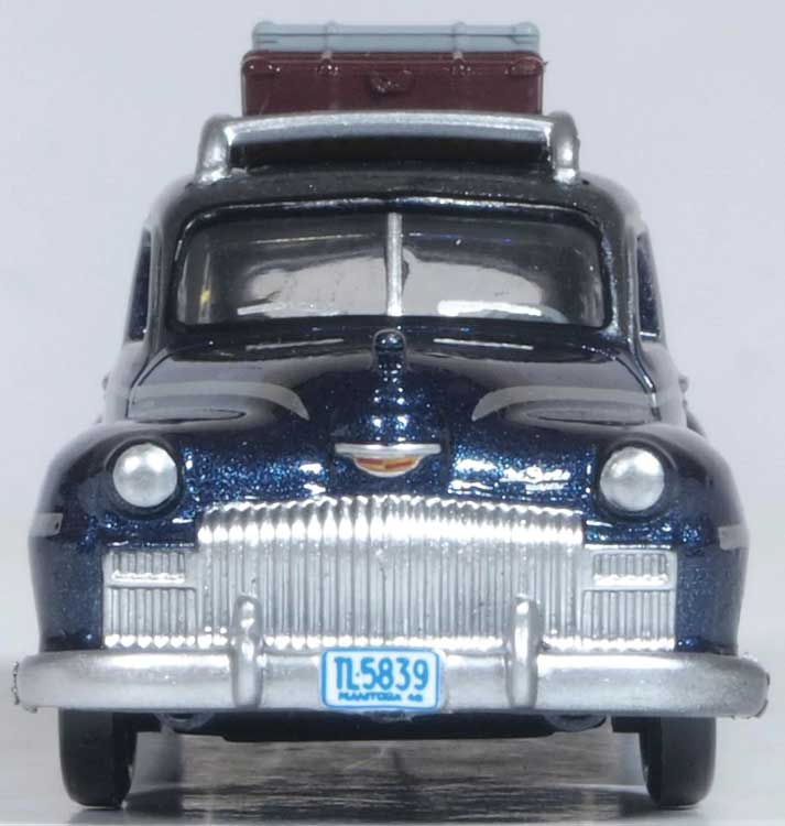 1946-1948 Desoto Suburban Sedan - Assembled -- Butterfly Blue, Crystal Gray-5
