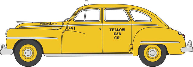1946-1948 Desoto Suburban Sedan - Assembled -- San Francisco Yellow Cab Taxi (yellow)