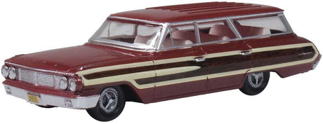 1964 Ford Country Sedan Station Wagon - Assembled -- Vintage Burgundy (Wood Panel)
