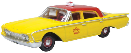 1960 Ford Fairlane 500 Town Sedan - Assembled -- New York City Taxi (yellow, red)