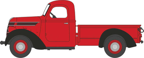 1937-1940 International D-2 Pickup Truck - Assembled -- Red, Black