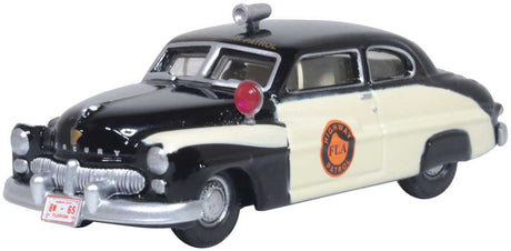 1949 Mercury Eight Coupe - Assembled -- Florida Highway Patrol (black, cream, orange)