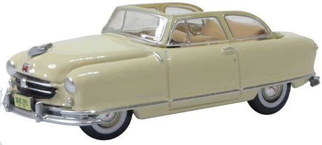 1950 Nash Rambler Custom Landau Convertible - Assembled -- Top Down (Champagne Ivory)