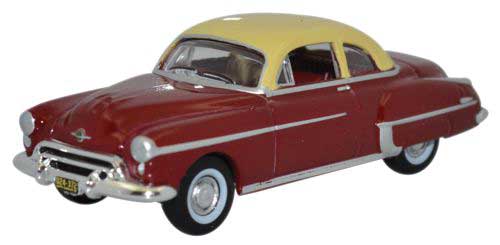 1950 Oldsmobile Rocket 88 - Assembled -- Red, Cream