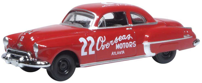 1949 Oldsmobile Rocket 88 - Assembled -- Overseas Motors #22 (Atlanta; red, white)