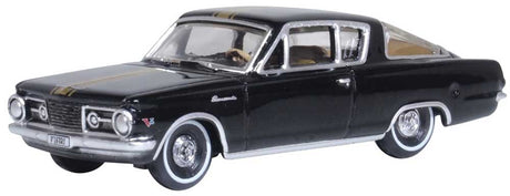 1965 Plymouth Barracuda - Assembled -- Black, Gold