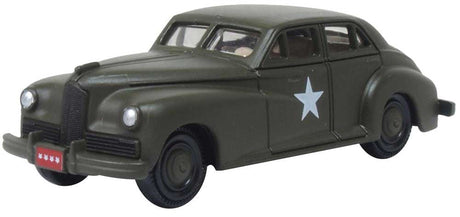 1942 Packard Clipper Custom Touring Sedan - Assembled -- United States Army (green, white)
