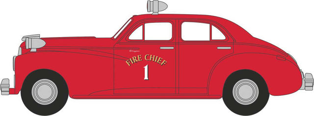 1942 Packard Clipper Custom Touring Sedan - Assembled -- Fire Chief (red)