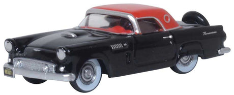 1956 Ford Thunderbird - Assembled -- Raven Black, Fiesta Red