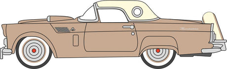 1956 Ford Thunderbird - Assembled -- Buckskin Tan, Cream
