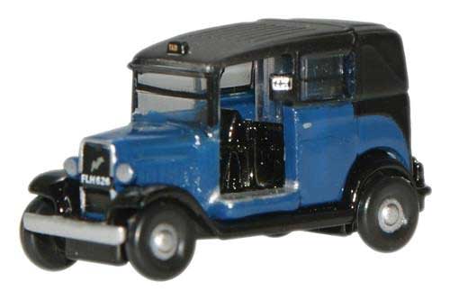 Austin Low Loader Taxi - Assembled -- Blue, Black