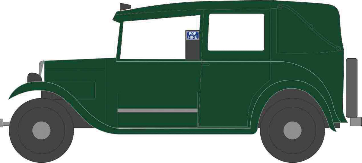 Austin Low Loader Taxi - Assembled -- Green