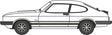 1978 Ford Capri Mk III - Assembled -- Diamond White