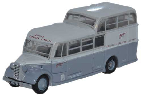 Commer Commando Double-Deck Bus - Assembled -- British European Airways BEA (2-Tone Gray)