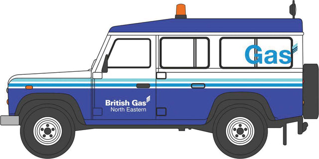 Land Rover Defender Hardtop SUV - Assembled -- British Gas (blue, white)