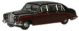 Daimler DS420 Sedan - Assembled -- Black, Claret