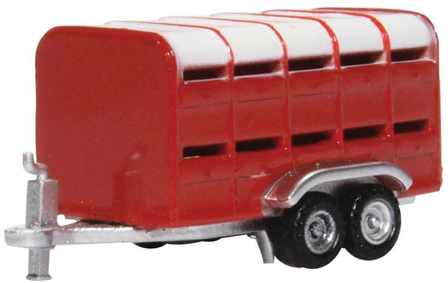 1950-2000 Livestock Trailer - Assembled -- Red