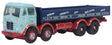 Foden FG 8 Wheel Low-Side Dropside Truck - Assembled -- Dennys Transport (blue, red)