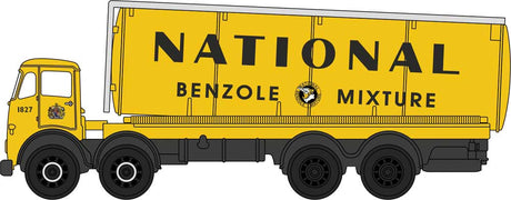 Foden FG Cylindrical Tanker - Assembled -- National Benzole (yellow)