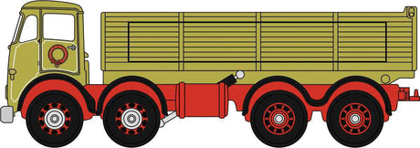 Foden FG Dray Dump Truck - Assembled -- Keirby & Perry (olive, red)