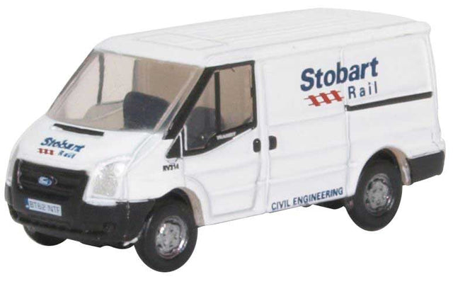 2006 Ford Transit Van, Short Wheelbase, Low Roof - Assembled -- Stobart Rail (white, blue, red)