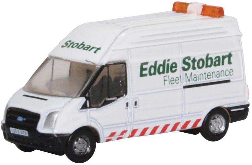 Ford Transit Van with Long Wheelbase and High Roof - Assembled -- Eddie Stobart Fleet Maintenance (white, green, red)