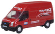 Ford Transit Cargo Van with Short Wheelbase, Low Roof - Assembled -- National Grid (white, blue, green, red)