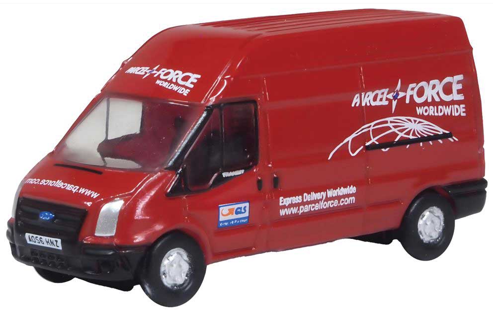 Ford Transit Cargo Van with Short Wheelbase, Low Roof - Assembled -- National Grid (white, blue, green, red)