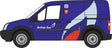 2002 Ford Transit Connect - Assembled -- British Gas (blue, gray, red)