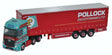 Mercedes-Benz Actros MP4 GSC with Side Curtain Trailer - Assembled -- Pollock (Scotrans) Ltd. (red, blue, white)