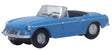 1962 MG MGB - Assembled -- Top Down (Iris Blue)