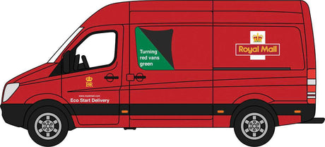 Mercedes-Benz Sprinter Van - Assembled -- UK Royal Mail (red, white)-1