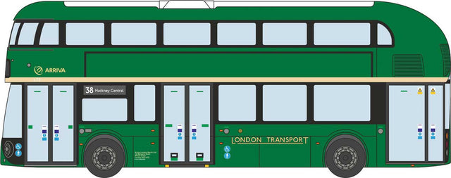 2013 New Routemaster Bus - Assembled -- Arriva/London Transport (green)