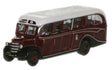 1939 Bedford OB Bus Coach - Assembled -- Edinburgh (maroon, white)