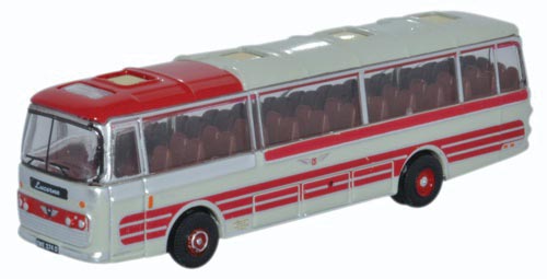 1966 Panorama 1 Bus - Assembled -- Sheffield United Tours (gray, red)